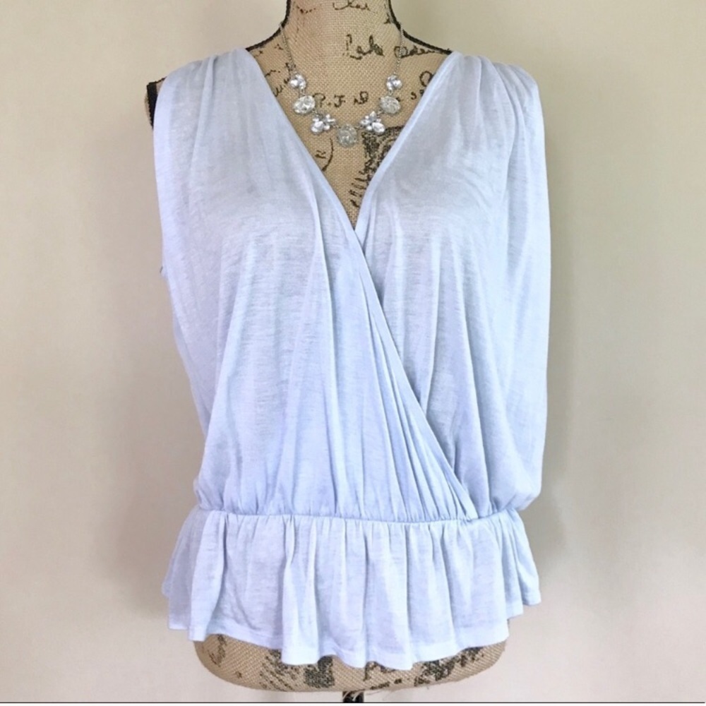 NWT Joie soft lilac blue top